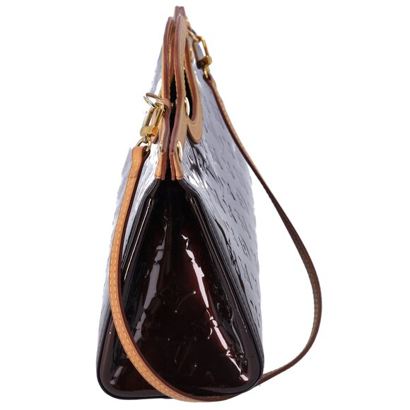 Louis Vuitton Roxbury Drive Monogram Vernis Handbag M91995 Amarante - Picture 3 of 9